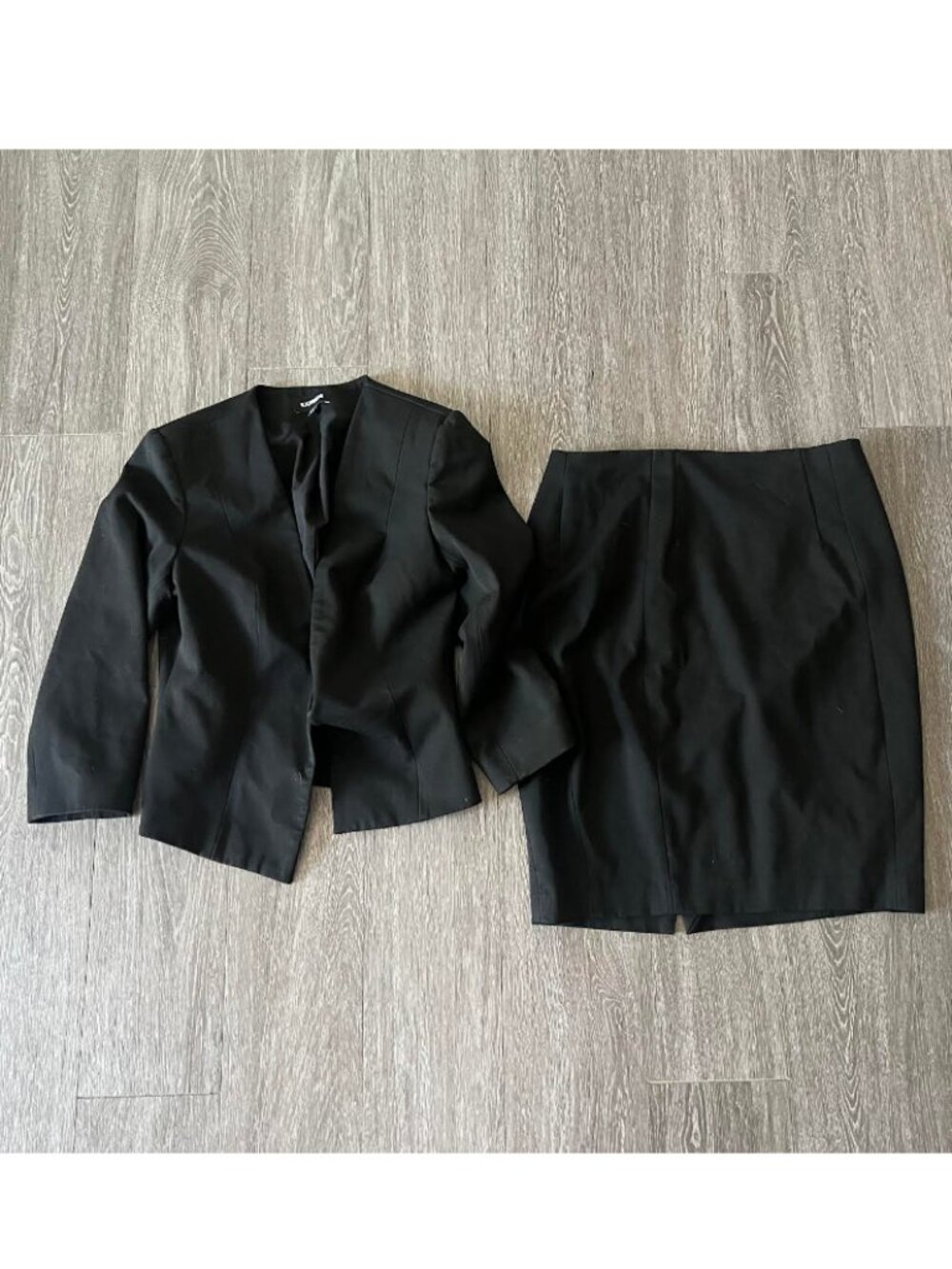 Express Black Blazer and Skirt Set Size 8